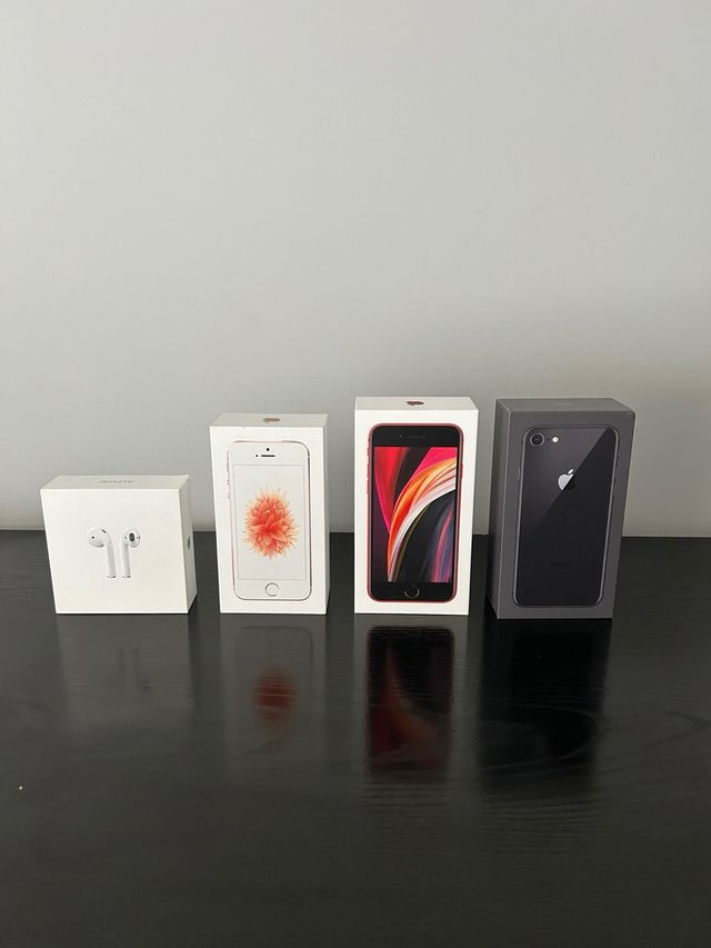 Cajas vacias Iphone y Airpods 1