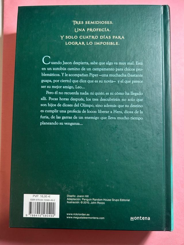 El héroe perdido Rick Riordan