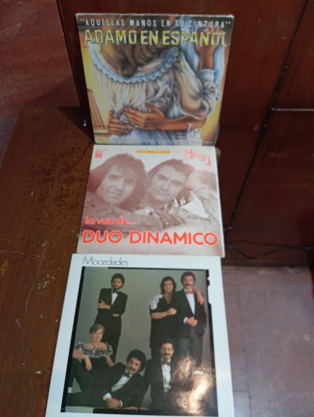 Lote  Adamo,mocedades,duo dinamico