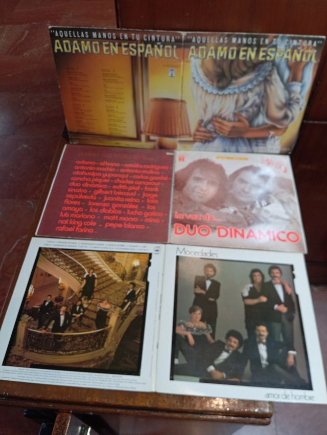 Lote  Adamo,mocedades,duo dinamico