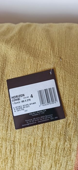 Colcha cama 90 cm acolchada BASSOLS