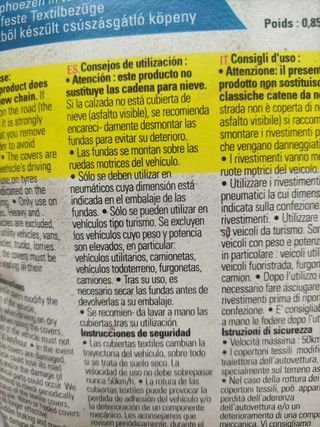 Cadenas de coche
