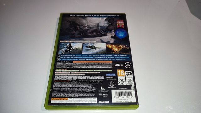 Juego XBOX 360 Battlefield 3