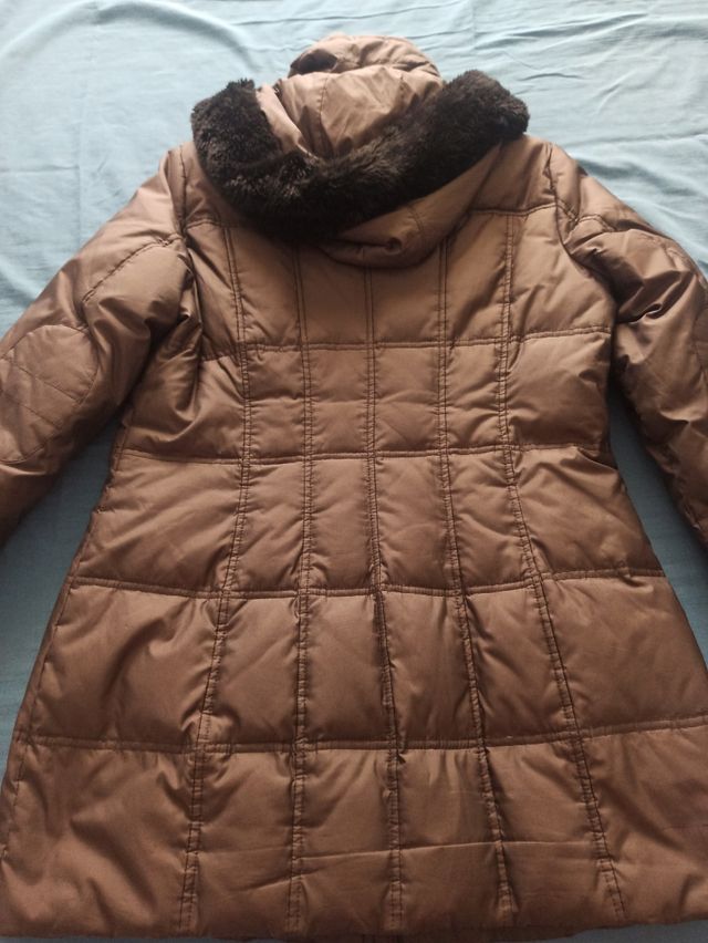 Chaqueta larga CyA mujer con capucha