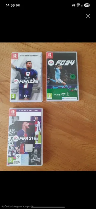 Lote Fifa Nintendo Switch