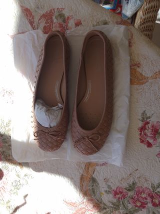 GEOX  rosa pala 39- bailarina Nueva comfort