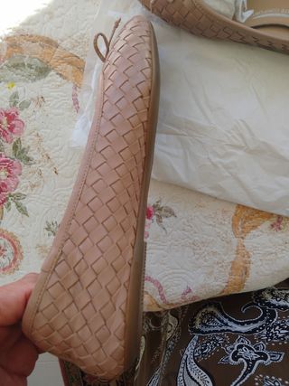 GEOX  rosa pala 39- bailarina Nueva comfort