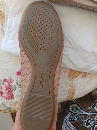 GEOX  rosa pala 39- bailarina Nueva comfort