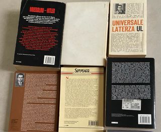 Libri vari Mussolini Hitler Badoglio