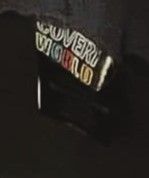 Cappello nero COVERI con fiore 100% lana nuovo