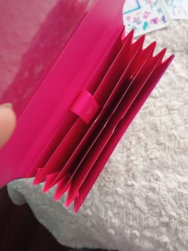 Carpeta con sobres ,foleos y pegatinas