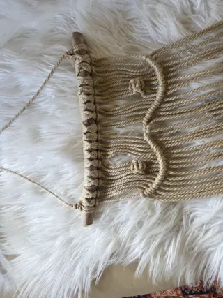 Tapiz Arazzo macrame beige Decorazioni Boho Nordic