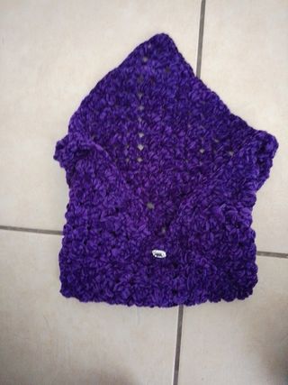 Bella borsa fatta a mano da me ciniglia 