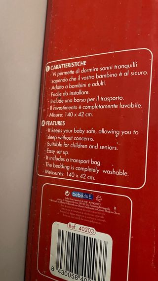 Barrera de cama niños