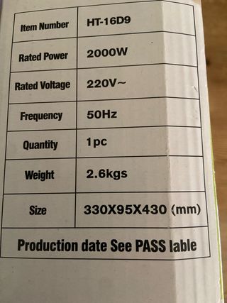 Mini placa inducción portátil