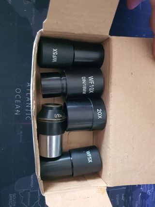 Objetivo ocular microscopios