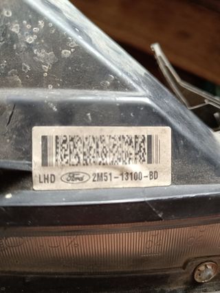 Faro delantero derecho Ford Focus Guia 