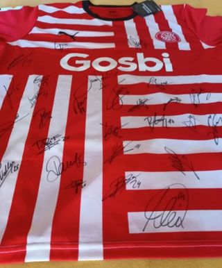 Camiseta Girona original firmada 
