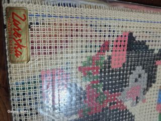 Kit ricamo a mano vintage 
