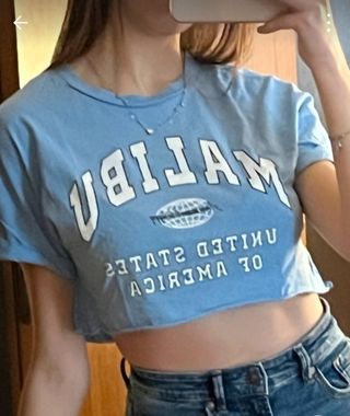 Maglietta crop top