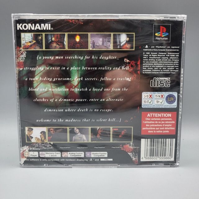 SILENT HILL PLAYSTATION 1 PS1 PAL UK NUOVO