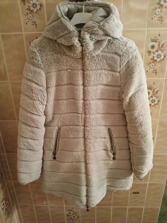Chaqueta mujer beige