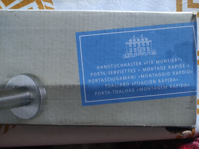 Toallero acero inoxidable