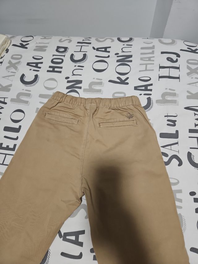 Pantalon chino color beige1