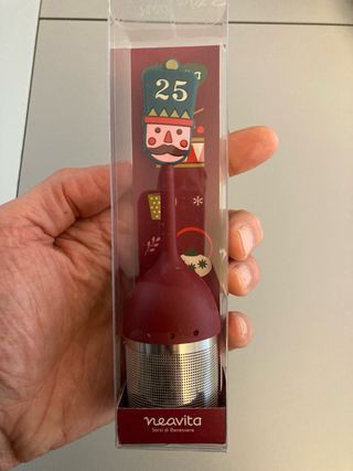 Filtro per tisane in acciaio e silicone