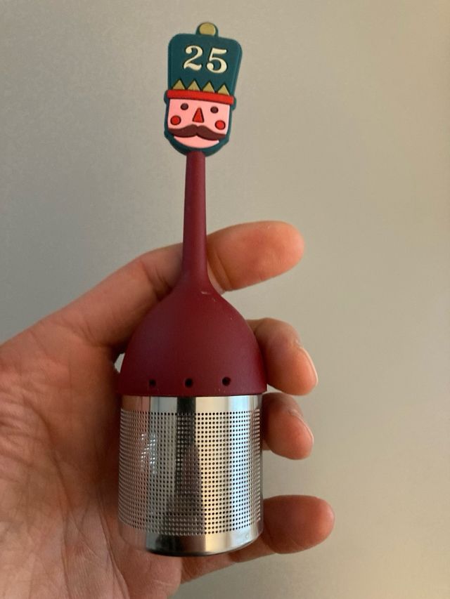 Filtro per tisane in acciaio e silicone