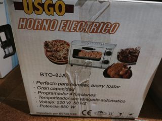 Horno eléctrico. USGO. SIN ESTRENAR
