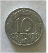 Moneda 10 centimos de 1959