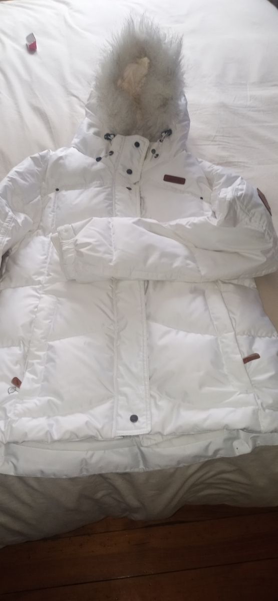 Cazadora plumas