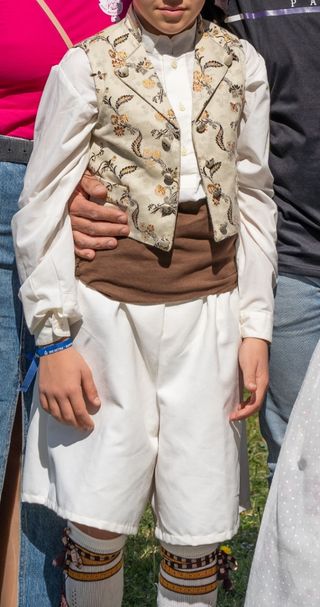 Traje fallero niño talla 6-8 años 