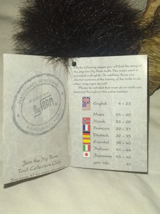 Figura de colección Troll noruego origen myform