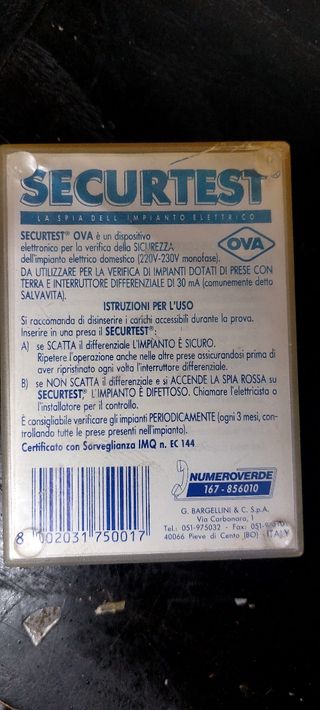 Securtest di sicurezza 