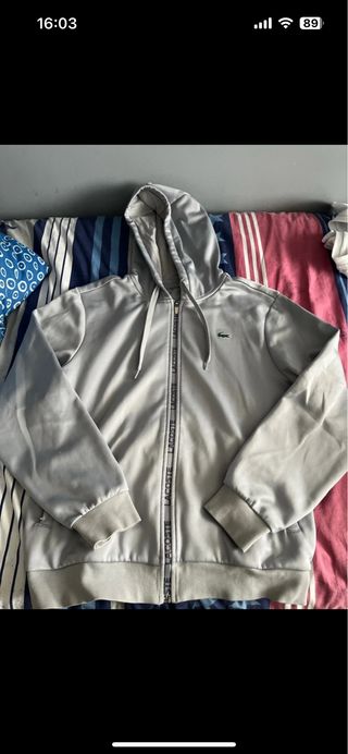 Sudadera cremallera lacoste
