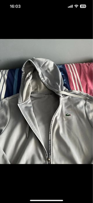 Sudadera cremallera lacoste