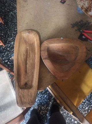 Caras de madera