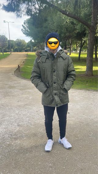Parka verde caqui