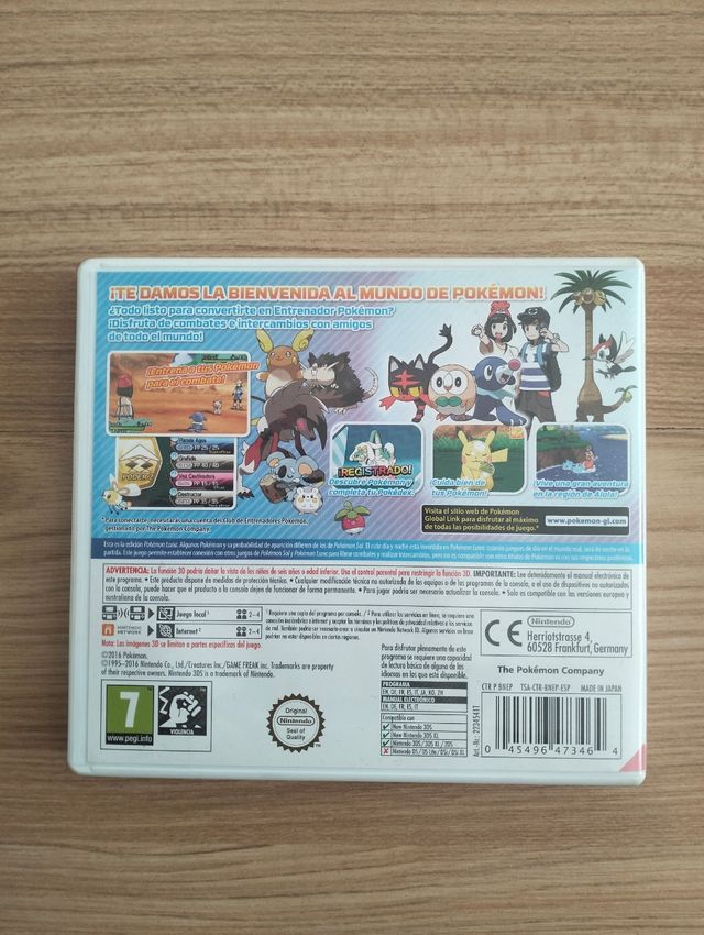 Videojuego Pokémon Luna