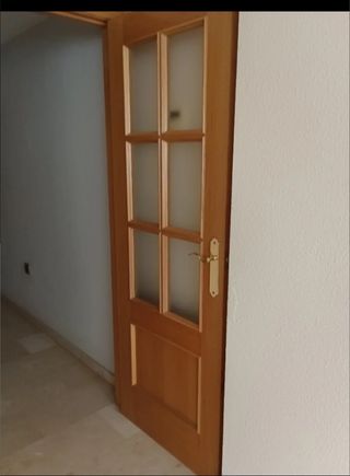 PUERTA INTERIOR CRISTAL Y CIEGA