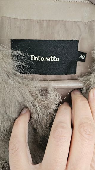 Chaleco piel de Tintoretto. Talla 38.