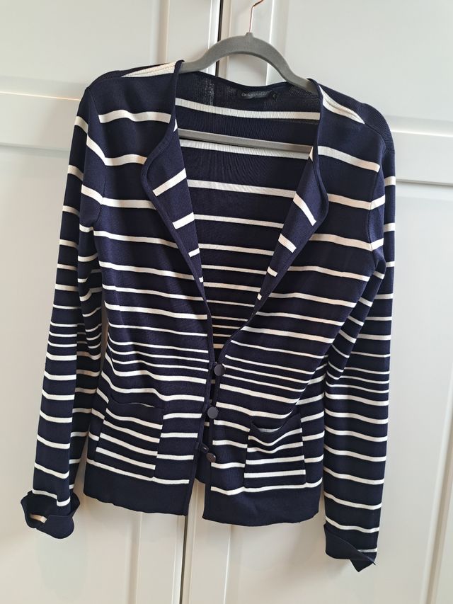 Chaqueta rayas azul marino Ada Gatti