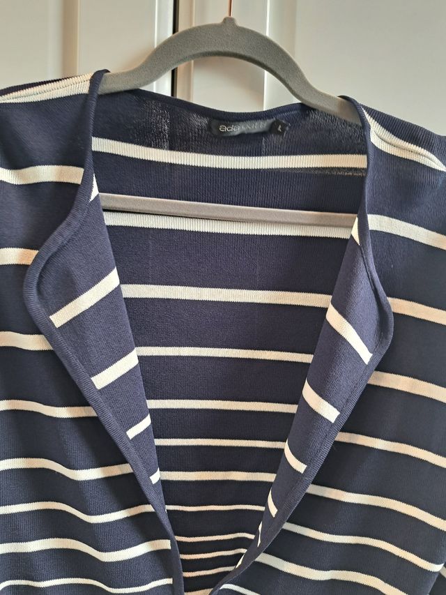 Chaqueta rayas azul marino Ada Gatti