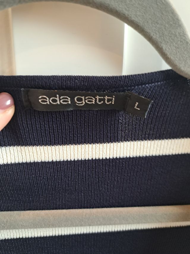 Chaqueta rayas azul marino Ada Gatti