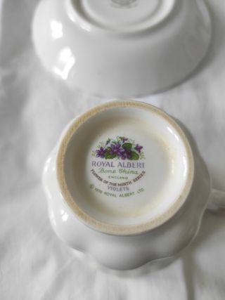 Taza de te y plato Royal Arbert