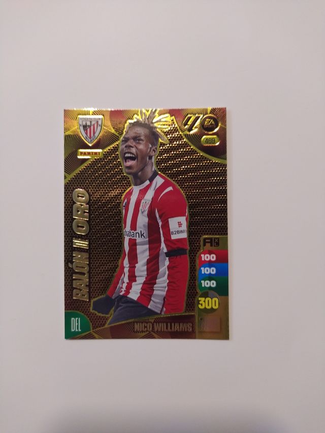 Carta Balón de oro Adrenalyn Nico Williams 