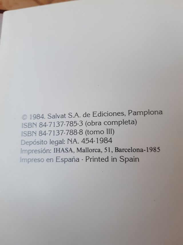 Enciclopedia "Conocer España" año 1984