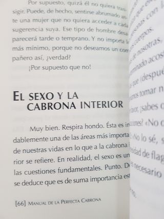 Manual de la  perfecta  cabrona